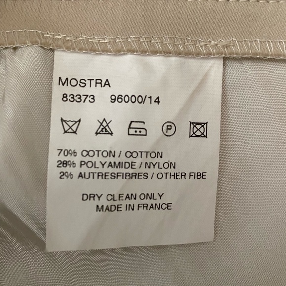 BERNARD ZINS For Saks Fifth Avenue Trousers SZ 12. Beautiful beige colou… - Picture 5 of 14